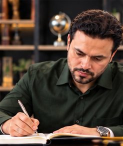 Junaid Tariq planning a client strategy